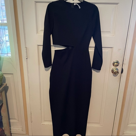 Zara black cut out maxi dress - Picture 8 of 13